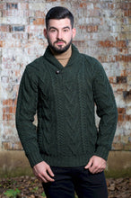 Load image into Gallery viewer, Men's Shawl Collar Merino Wool Cowboy Sweater