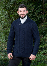 Load image into Gallery viewer, Men's Shawl Collar Merino Wool Cowboy Sweater