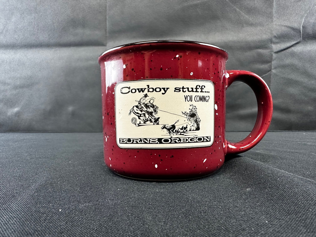 Cowboy Stuff Ceramic Camp Mug
