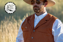Load image into Gallery viewer, Canvas Cowboy Vest
