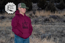 Load image into Gallery viewer, Dave Holl Bridle Horse Youth Heavy Blend Hooded Sweatshirt