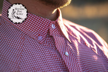 Load image into Gallery viewer, Red Checkered Pearl Snap Shirt
