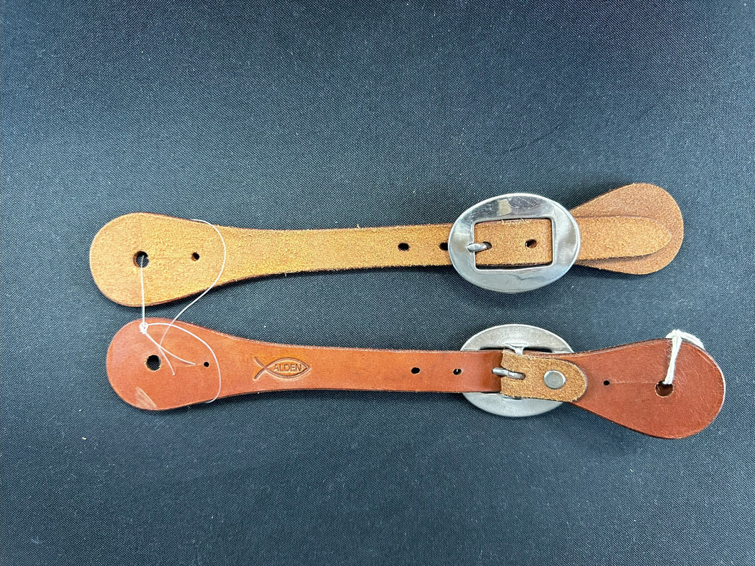 Simple Leather Spur Straps