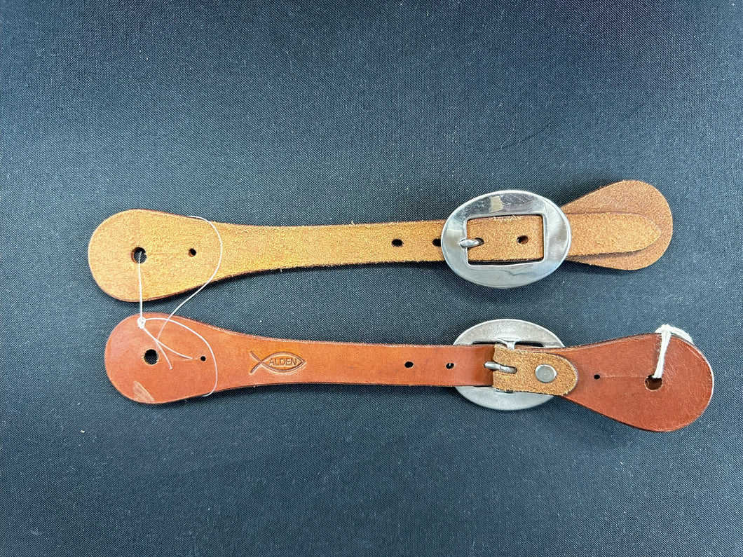 Simple Leather Spur Straps