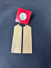 Load image into Gallery viewer, Genuine Leather Fringe Earrings
