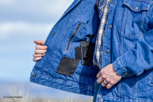 Load image into Gallery viewer, Wyoming Traders Conceal Carry Denim Jacket
