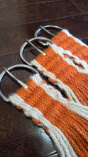 Load image into Gallery viewer, Orange and Natural Mohair Cinch
