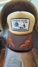 Load image into Gallery viewer, Cowboy Stuff...Embroidered Foam Trucker Patch Hat

