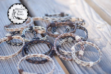 Load image into Gallery viewer, hitching post supply 3 strand bracelet natural colors
