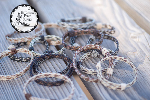 hitching post supply 3 strand bracelet natural colors