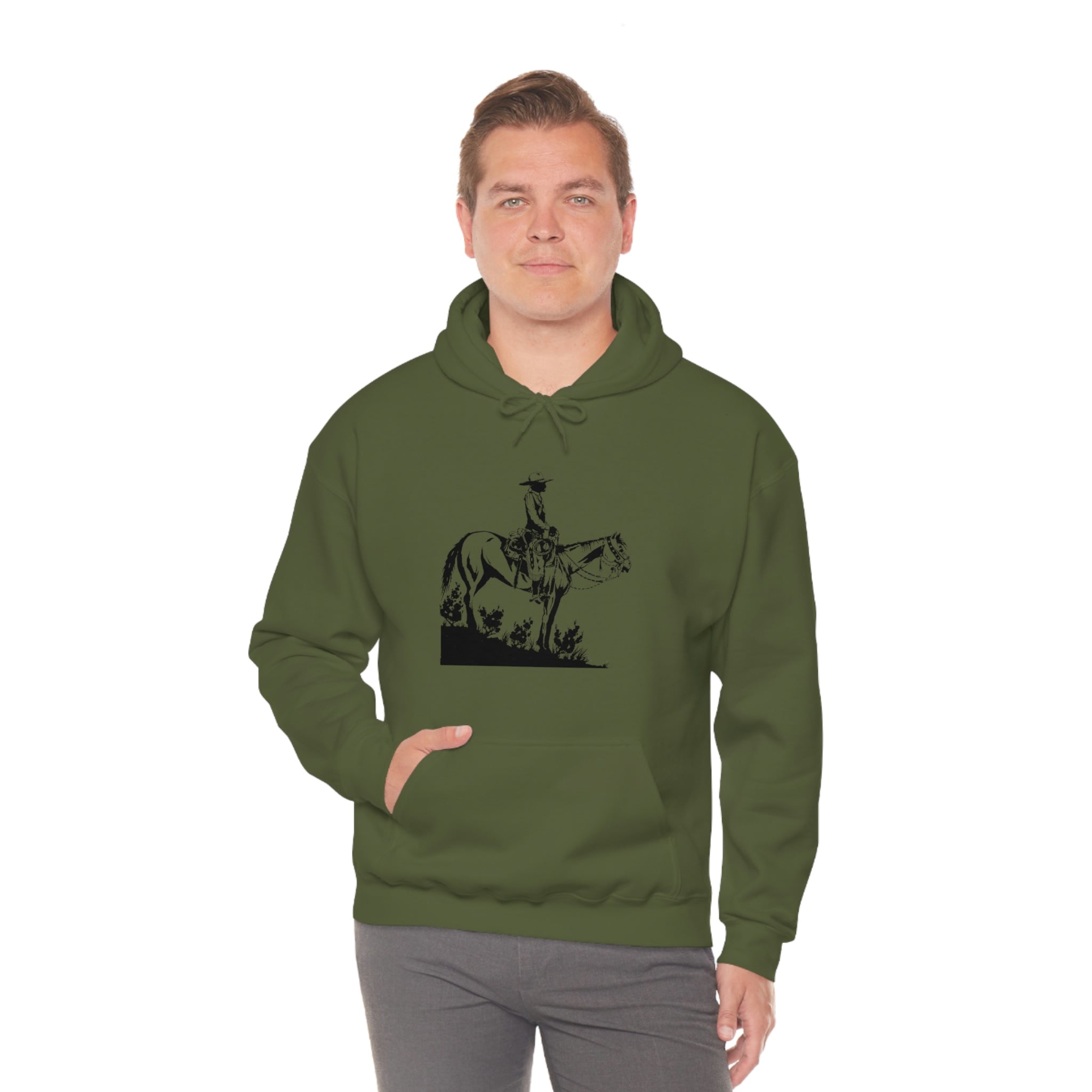 Dave Holl Bridle Horse Unisex Heavy Blend™ Hooded Sweatshirt