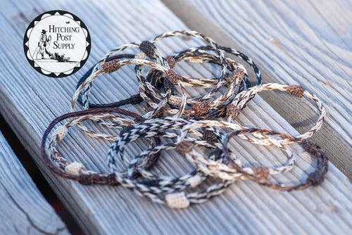 hitching post supply 1 strand bracelet natural colors