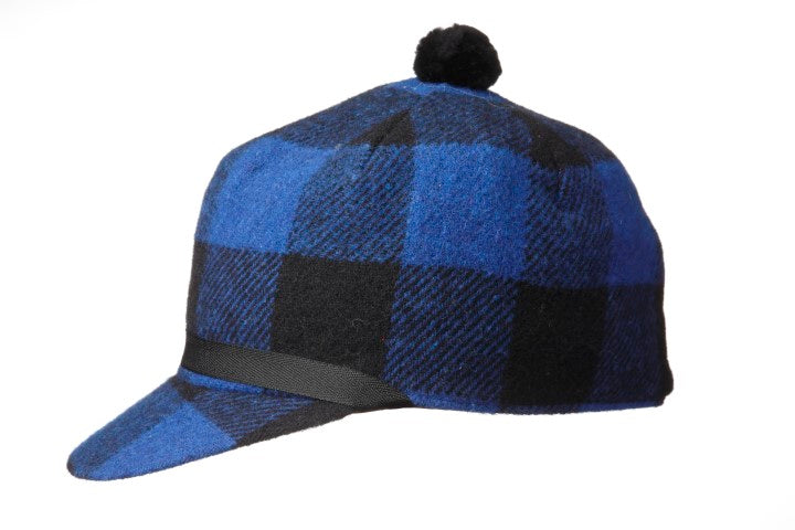 Blue Plaid Scotch Cap