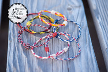 Load image into Gallery viewer, hitching post supply 1 strand bracelets rainbow colors
