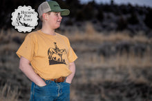 Load image into Gallery viewer, Dave Holl Bridle Horse Kids Heavy Cotton™ Tee
