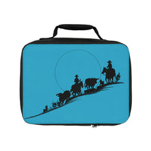 Load image into Gallery viewer, Full Moon Turquoise Lunch Bag

