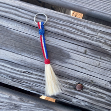 Load image into Gallery viewer, Braided Horsehair Key Ring- 6 inches
